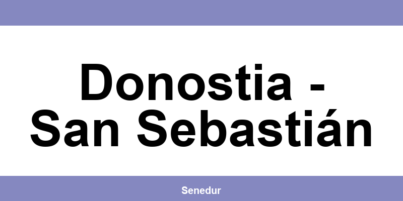 Teléfono directo de la oficina SEUR en Donostia - San Sebastián