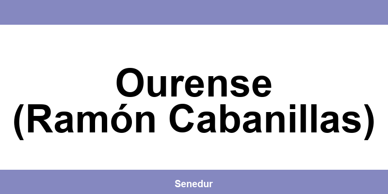Teléfono directo de la oficina SEUR en Ourense (Ramón Cabanillas)